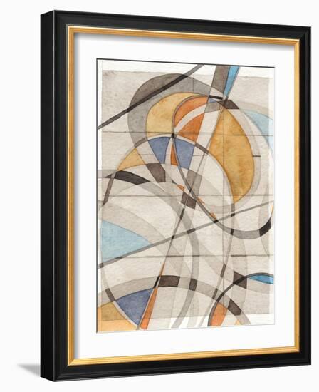 Ovals & Lines I-Nikki Galapon-Framed Art Print