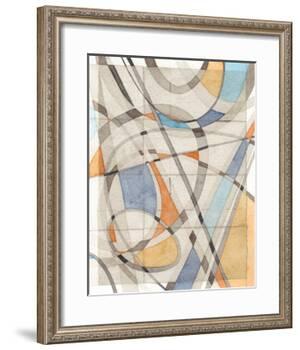 Ovals & Lines II-Nikki Galapon-Framed Art Print