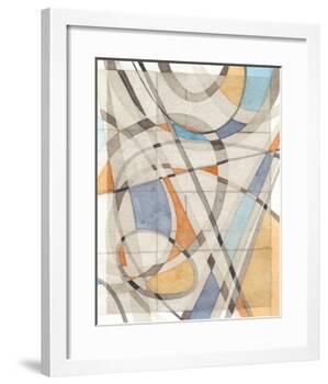 Ovals & Lines II-Nikki Galapon-Framed Art Print