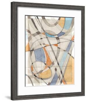 Ovals & Lines II-Nikki Galapon-Framed Art Print