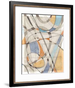 Ovals & Lines II-Nikki Galapon-Framed Art Print