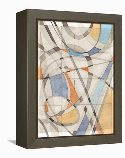 Ovals & Lines II-Nikki Galapon-Framed Stretched Canvas