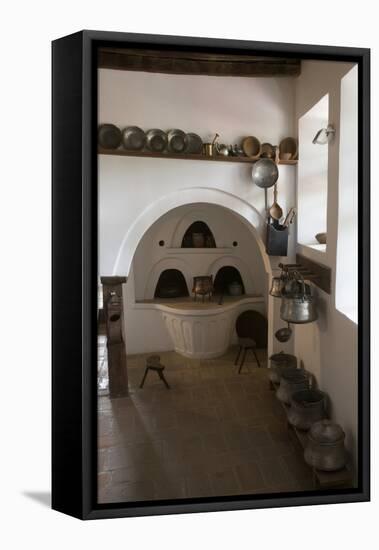 Oven and Copper Pots-null-Framed Premier Image Canvas