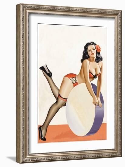 Over a Drum-Peter Driben-Framed Art Print