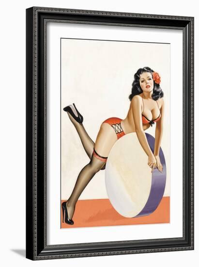 Over a Drum-Peter Driben-Framed Art Print