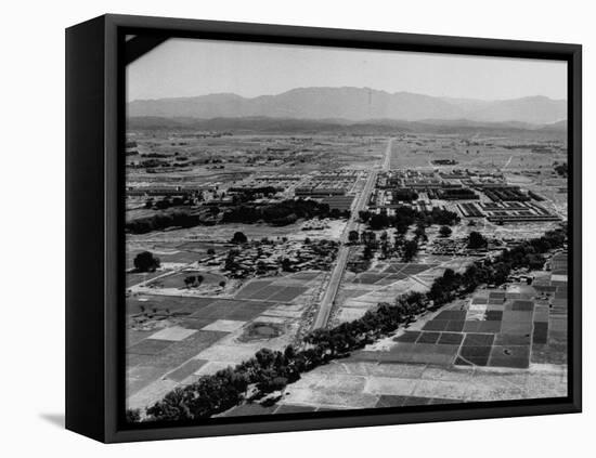 Over-All View of Chandigarh, New Capital City of Punjab-null-Framed Premier Image Canvas