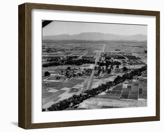 Over-All View of Chandigarh, New Capital City of Punjab-null-Framed Photographic Print