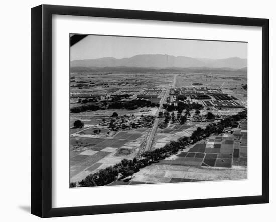 Over-All View of Chandigarh, New Capital City of Punjab-null-Framed Photographic Print