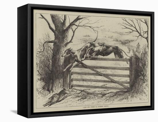 Over and Under, a Coursing Sketch-null-Framed Premier Image Canvas
