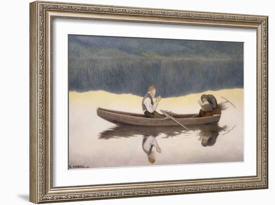 Over Lake and River, 1904-Theodor Severin Kittelsen-Framed Giclee Print