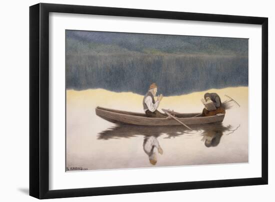Over Lake and River, 1904-Theodor Severin Kittelsen-Framed Giclee Print