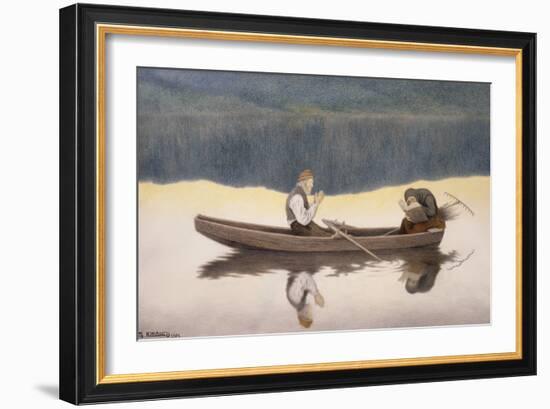 Over Lake and River, 1904-Theodor Severin Kittelsen-Framed Giclee Print