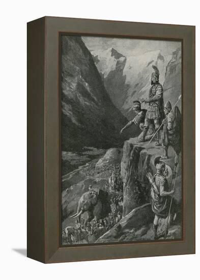 Over the Alps to the Gates of Rome-Charles Mills Sheldon-Framed Premier Image Canvas