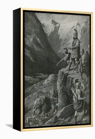 Over the Alps to the Gates of Rome-Charles Mills Sheldon-Framed Premier Image Canvas