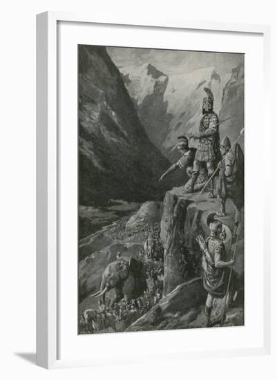 Over the Alps to the Gates of Rome-Charles Mills Sheldon-Framed Giclee Print