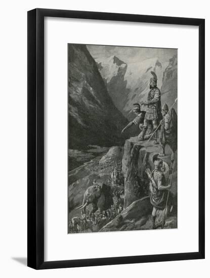 Over the Alps to the Gates of Rome-Charles Mills Sheldon-Framed Giclee Print