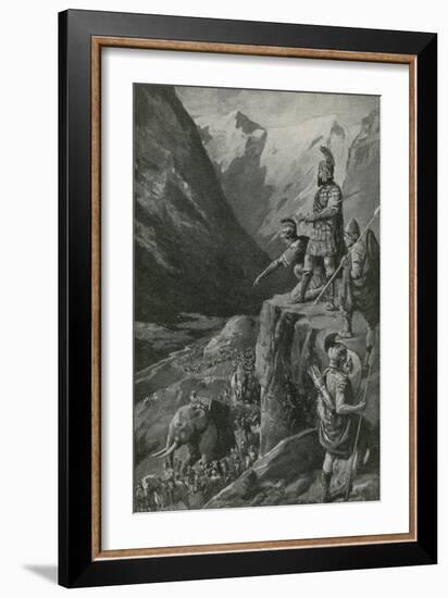 Over the Alps to the Gates of Rome-Charles Mills Sheldon-Framed Giclee Print