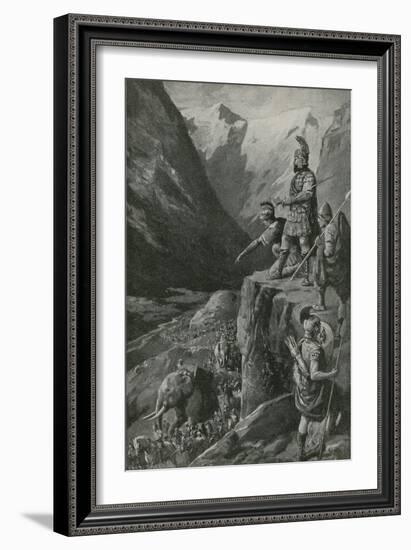 Over the Alps to the Gates of Rome-Charles Mills Sheldon-Framed Giclee Print