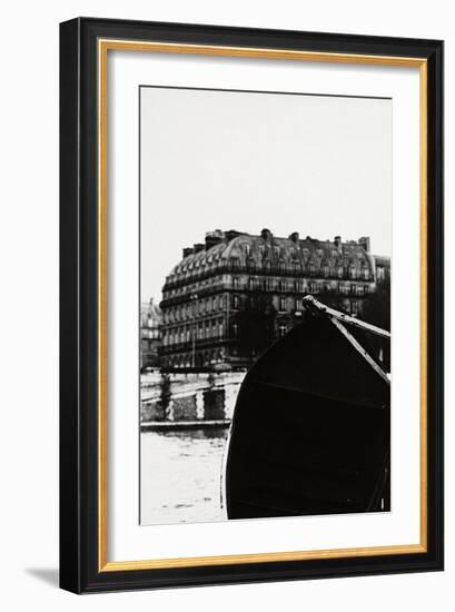 Over the Boat, Seine River, Paris-Manabu Nishimori-Framed Art Print