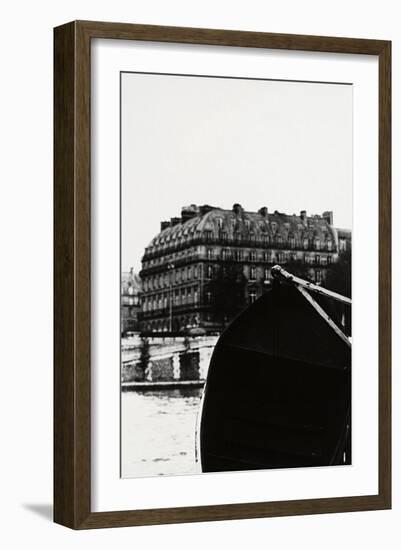 Over the Boat, Seine River, Paris-Manabu Nishimori-Framed Art Print