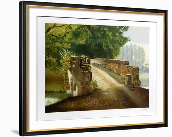 Over The Bridge-Solmon-Framed Collectable Print