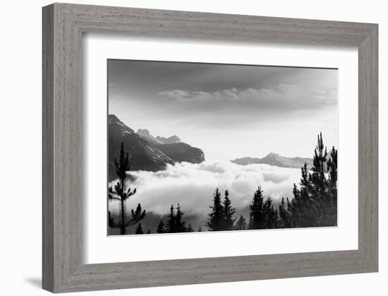 Over the Clouds, Banff National Park, Alberta-null-Framed Art Print