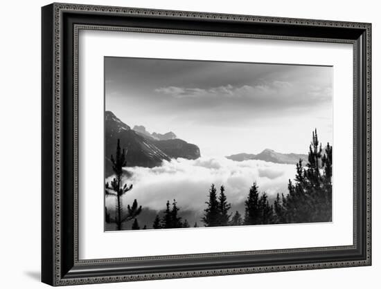 Over the Clouds, Banff National Park, Alberta-null-Framed Art Print