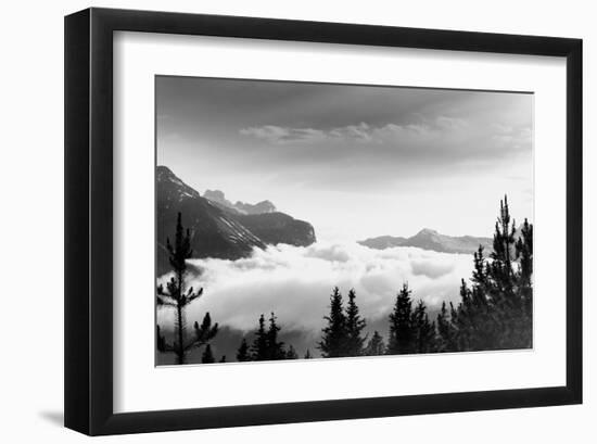 Over the Clouds, Banff National Park, Alberta-null-Framed Art Print
