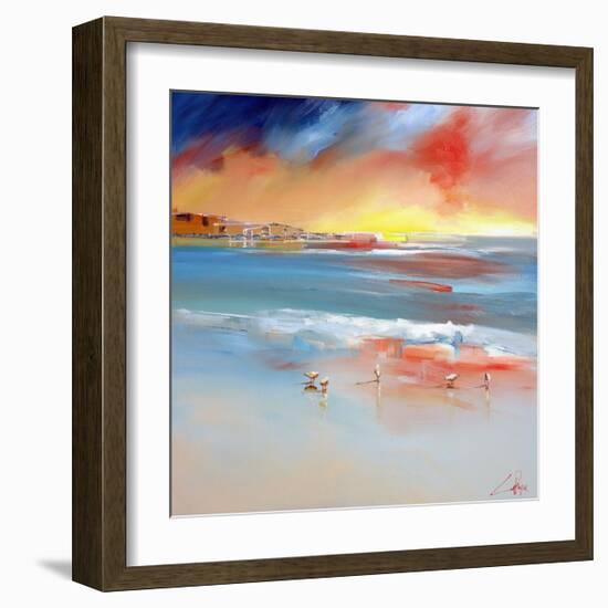 Over the Club-Craig Trewin Penny-Framed Art Print