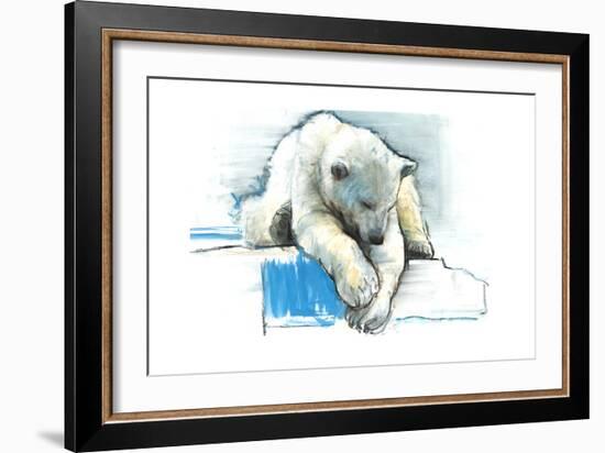 Over the Edge, 2016-Mark Adlington-Framed Giclee Print