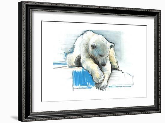 Over the Edge, 2016-Mark Adlington-Framed Giclee Print