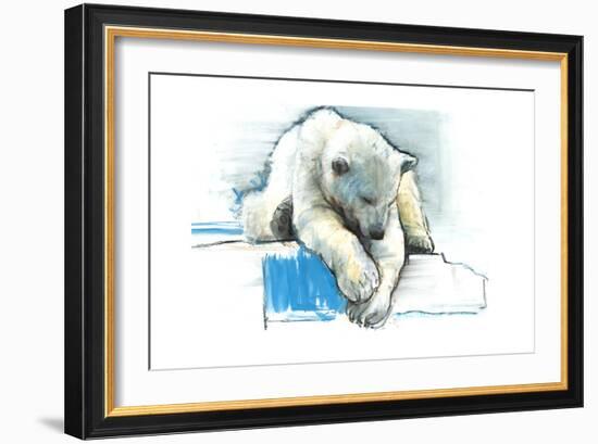 Over the Edge, 2016-Mark Adlington-Framed Giclee Print