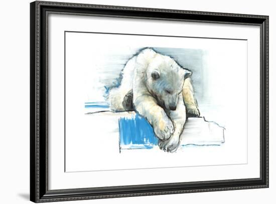 Over the Edge, 2016-Mark Adlington-Framed Giclee Print