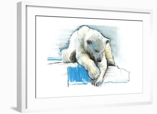 Over the Edge, 2016-Mark Adlington-Framed Giclee Print