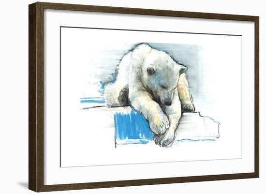 Over the Edge, 2016-Mark Adlington-Framed Giclee Print