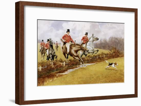 Over the Fence-Warren Williams-Framed Giclee Print