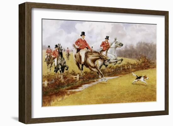 Over the Fence-Warren Williams-Framed Giclee Print