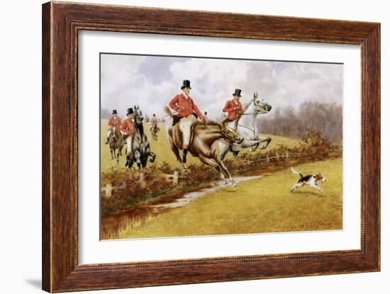 Over the Fence-Warren Williams-Framed Giclee Print