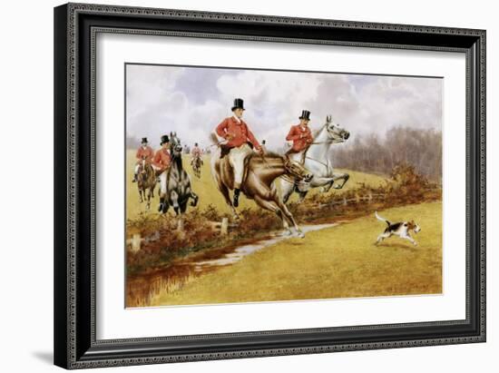 Over the Fence-Warren Williams-Framed Giclee Print