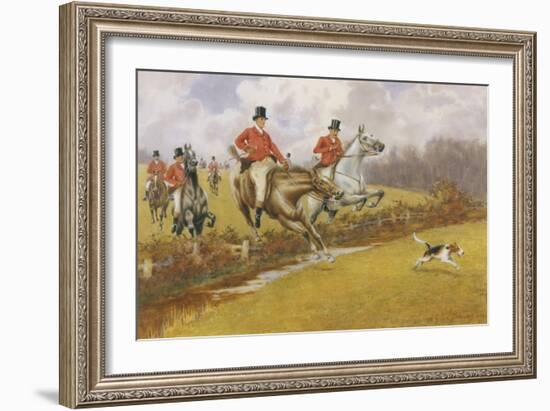 Over the Fence-Warren Williams-Framed Giclee Print