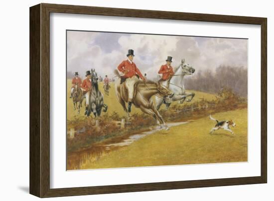 Over the Fence-Warren Williams-Framed Giclee Print