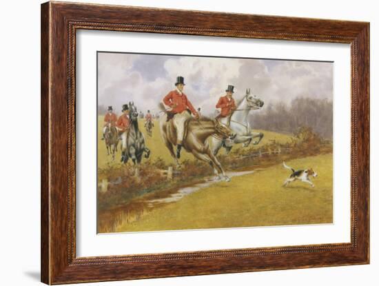 Over the Fence-Warren Williams-Framed Giclee Print