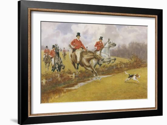 Over the Fence-Warren Williams-Framed Giclee Print