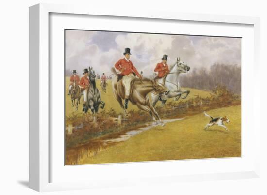 Over the Fence-Warren Williams-Framed Giclee Print