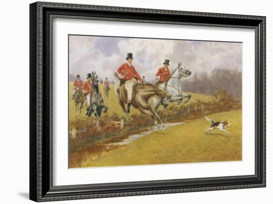 Over the Fence-Warren Williams-Framed Giclee Print