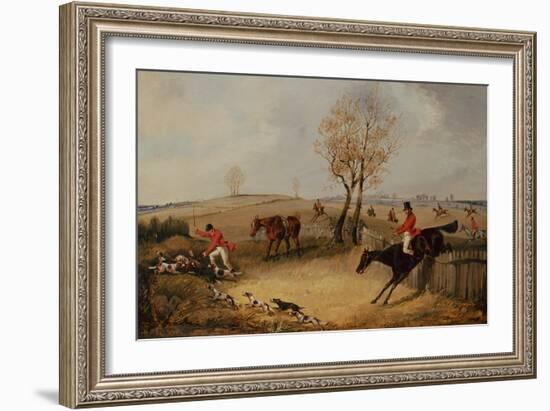 Over the Fence-Henry Thomas Alken-Framed Giclee Print