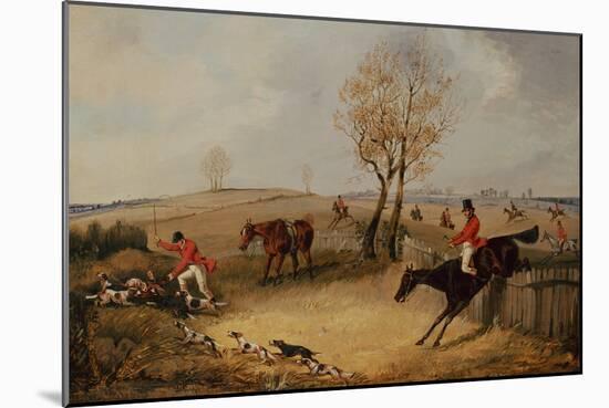 Over the Fence-Henry Thomas Alken-Mounted Giclee Print
