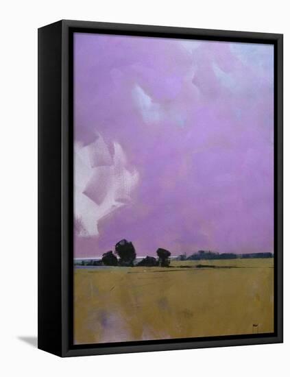 Over the Fields to the Distant Sea-Paul Bailey-Framed Stretched Canvas