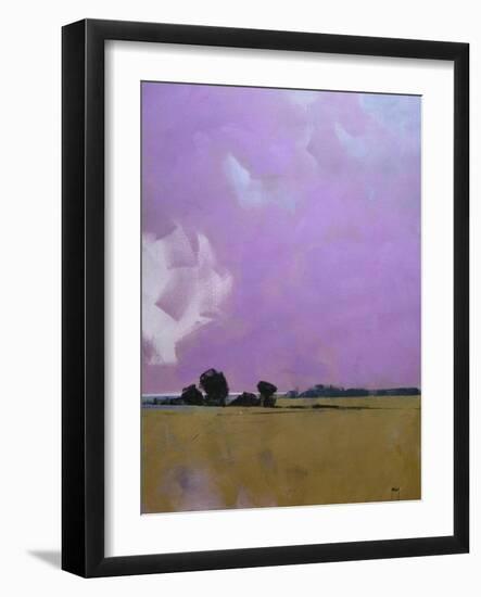 Over the Fields to the Distant Sea-Paul Bailey-Framed Art Print