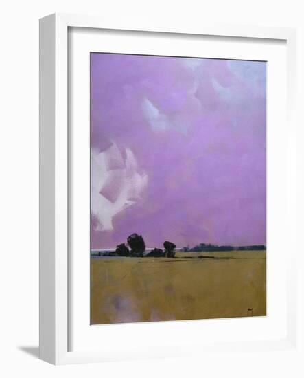 Over the Fields to the Distant Sea-Paul Bailey-Framed Art Print